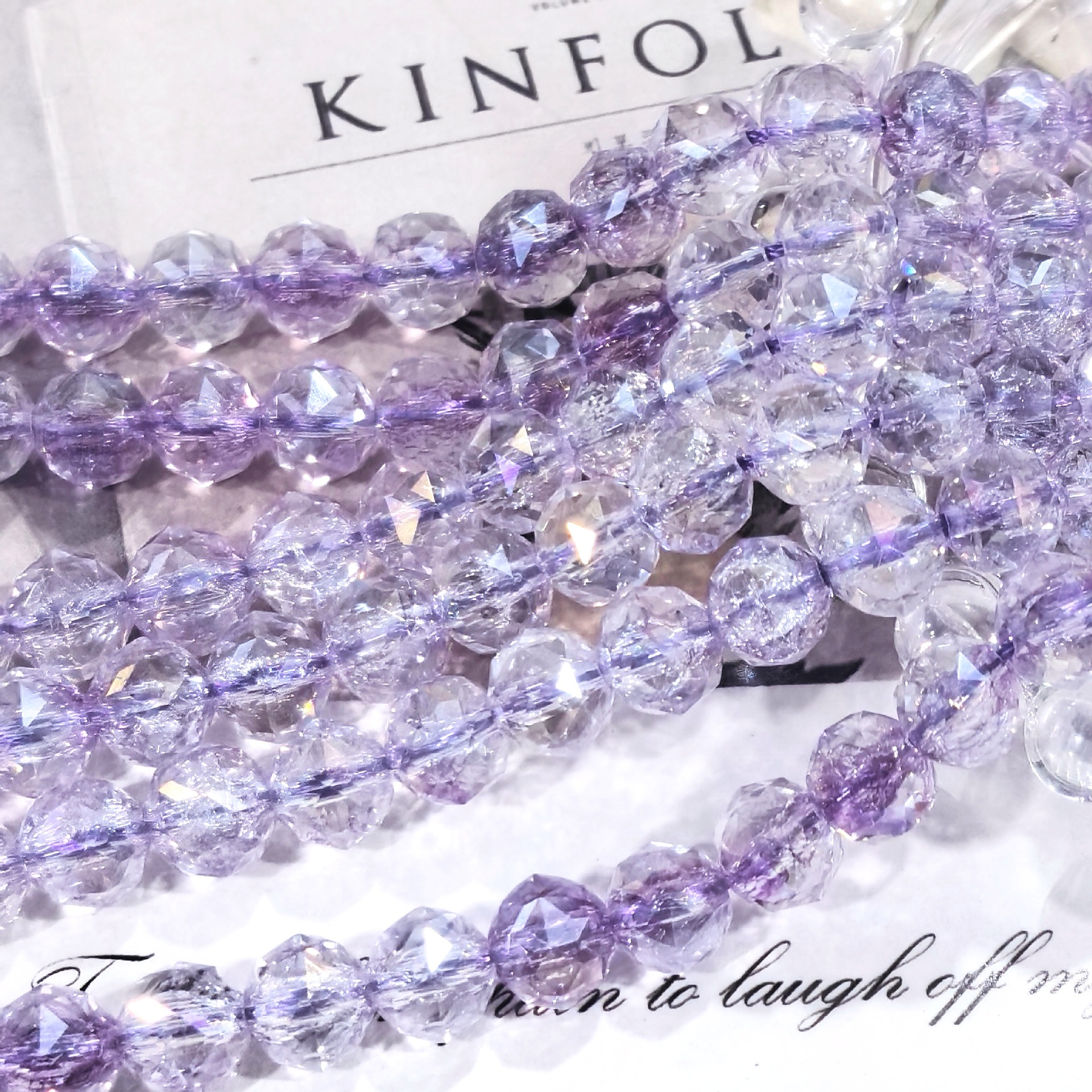 Bola de flores de 8mm Jingjing K9 cuentas sueltas de cristal 64 superficies cortadas con cuentas Accesorios de joyería hechos a mano de bricolaje Pulsera Collar lote suelto image 81