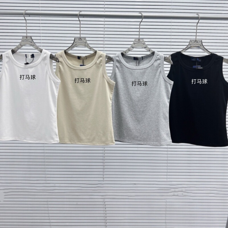 25 summer new polo women's slim vest cotton versatile bottoming camisole manufacturers straight hair seamless generation