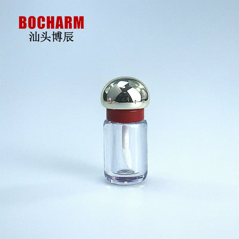博辰定制异形特色圆头唇彩管透明空瓶唇釉管容器化妆品包材