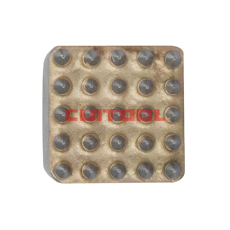 Tooth chisel round handle five pits alloy 5 teeth chisel wall roughening electric pick chisel concrete roughing steel chisel 