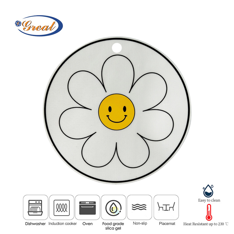 Tabla de silicona estera Cocina de Inducción limpieza almohadilla protectora almohadilla de aislamiento de silicona de grado platino cocina estera antideslizante resistente a altas temperaturas