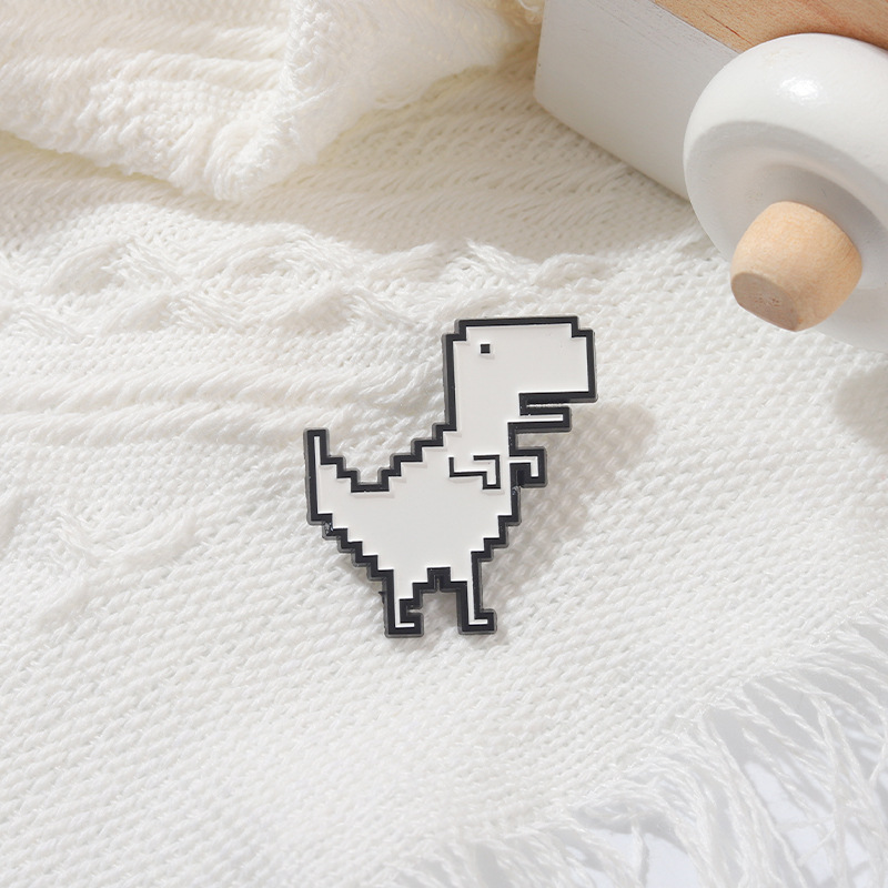 Cute Pin Dinosaur Alloy Plating Unisex Brooches display picture 2