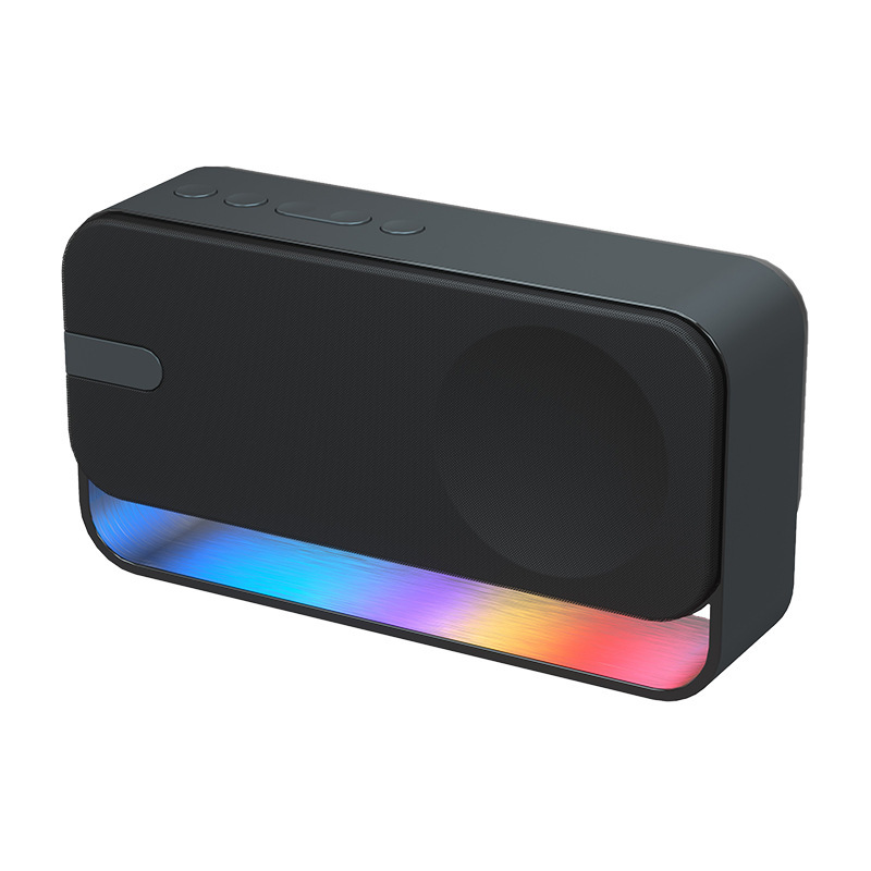 クロスボーダー新しいスクエアファブリック Bluetooth スピーカーホーム RGB ポータブルカードスピーカーサブウーファー Bluetooth スピーカー|undefined