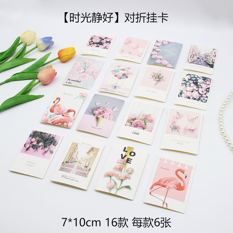 Materiales de embalaje para flores, etiquetas colgantes para cumpleaños, ramos estilo Instagram, tarjetas de mensaje con estampado dorado y múltiples diseños, tarjetas de felicitación para floristería para el Día de San Valentín.