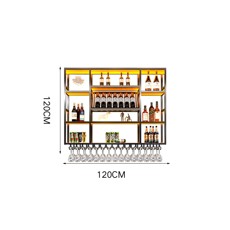 램프가있는 블랙 120*20*120