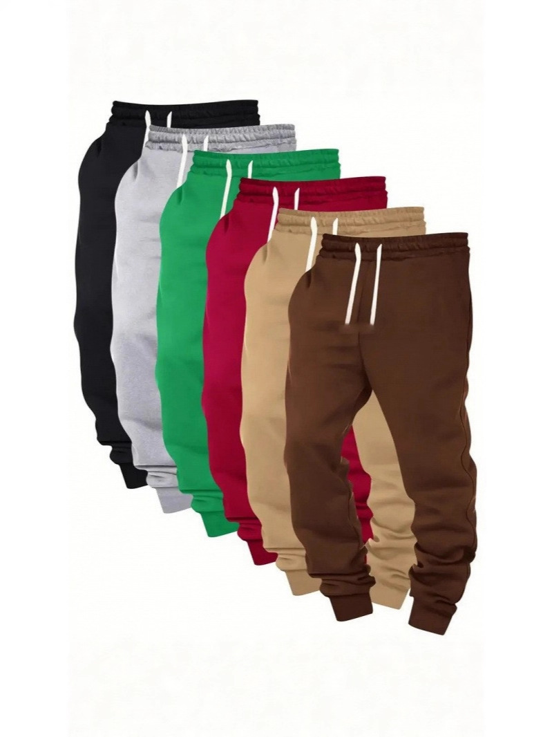 2025 nuevo cross-border 2D color sólido pantalones de hombre callejero retro tendencia europea y americana al por mayor