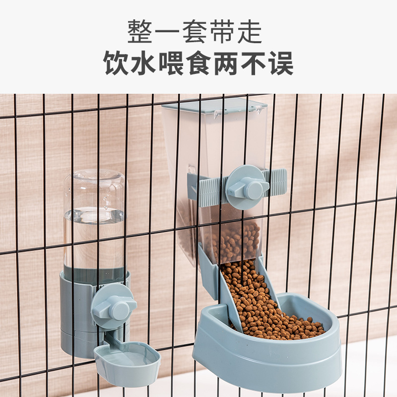 Gato Alimentador automático perro máquina de alimentación de autoservicio al por mayor gato tazón de comida antidetonantes colgando suministros para mascotas