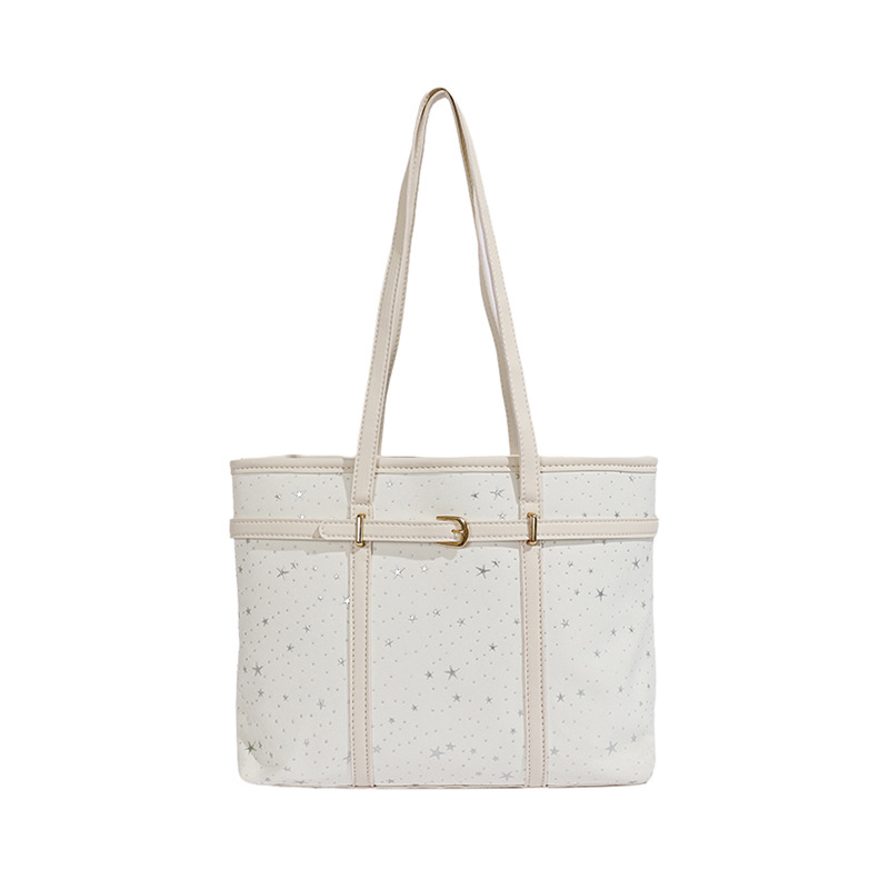 2026 nuevo estilo coreano de impresión de estrellas bolso especial de gran capacidad de viaje bolso de hombro portátil simple bolso de mujer