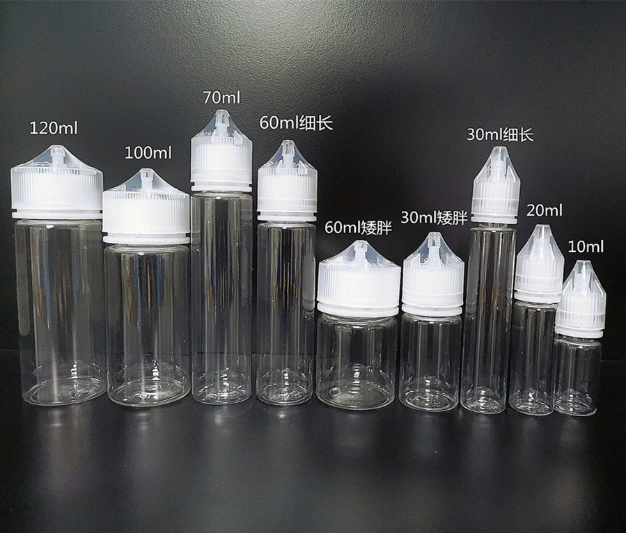 大量供应各规格烟油瓶防盗压旋盖PET塑料瓶注油瓶透明抗摔全系列