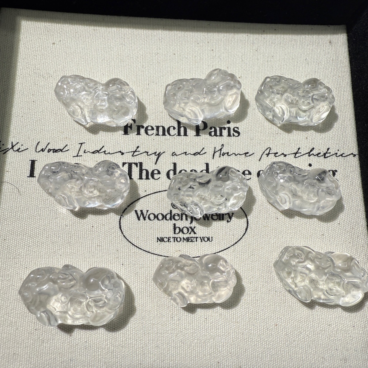 구멍 PIXIU DIY 크리스탈 쥬얼리 액세서리 준비 공급을 통해 천연 화이트 크리스탈