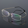 Titanium alloy ultra -bomb -free men's metal glasses rack mirror near -vision frame 867
