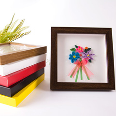 BG54衍紙相框中空1cm標本框美甲睫毛立體框架展示框擺台相框掛牆