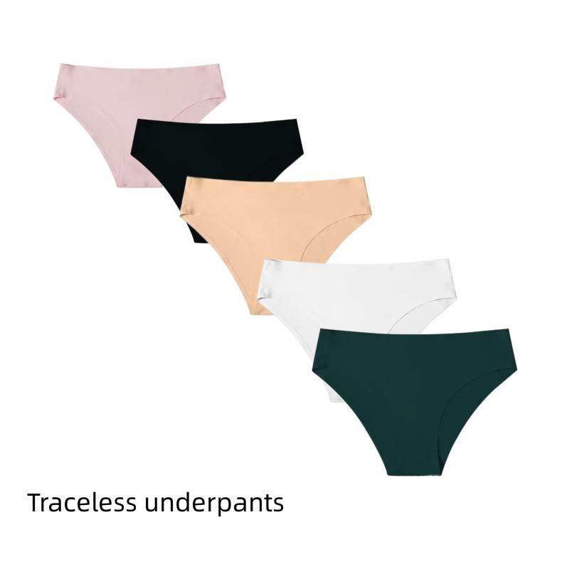 In stock one-piece seamless sexy Brazilian pants women's low waist half sheath underwear women's sexy briefs women pantie In stock one-piece seamless sexy Brazilian pants women's low waist half sheath underwear women's sexy briefs women pantie
