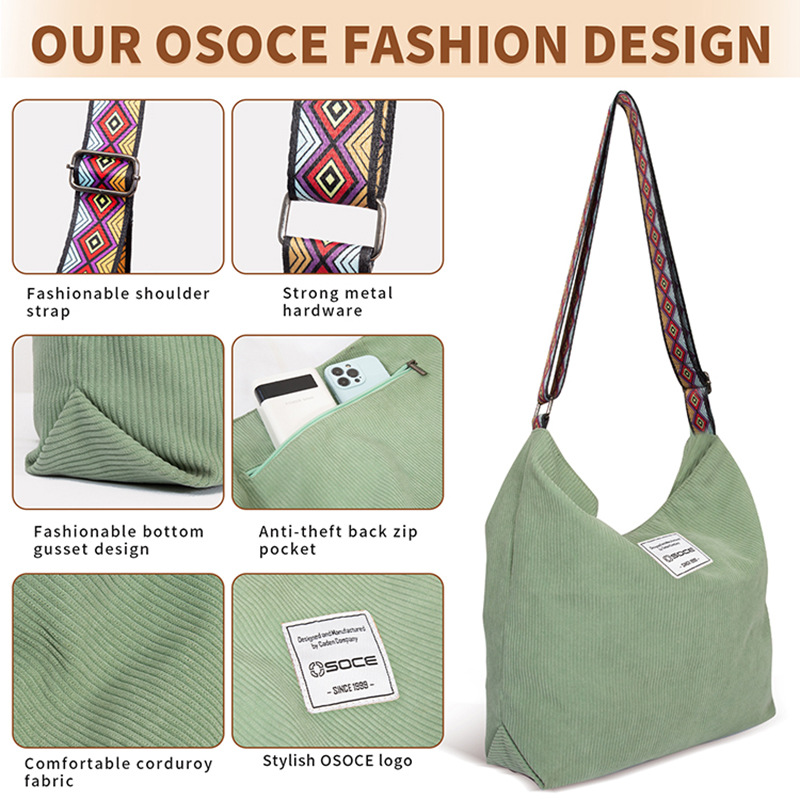 Women's Shoulder Tote Bag For Commuting Travel And Daily Use_voghion.com