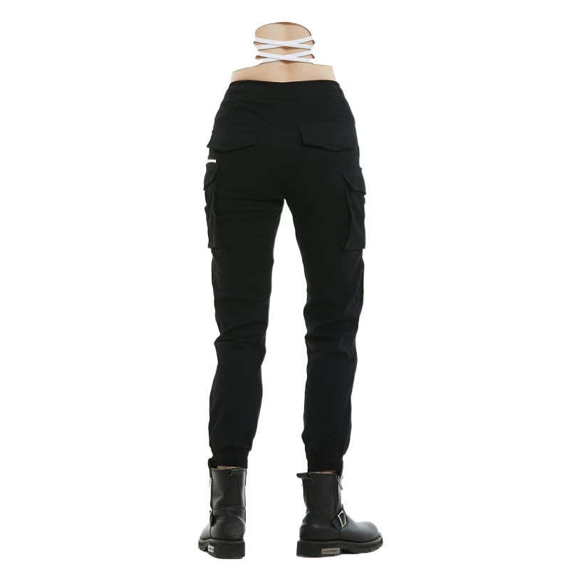 VOLERO pantalones vaqueros de la motocicleta de las mujeres de camuflaje atado al tobillo multi-Bolsa de ropa de trabajo motocicleta montar pantalones anti-caída equipo de protección alargado