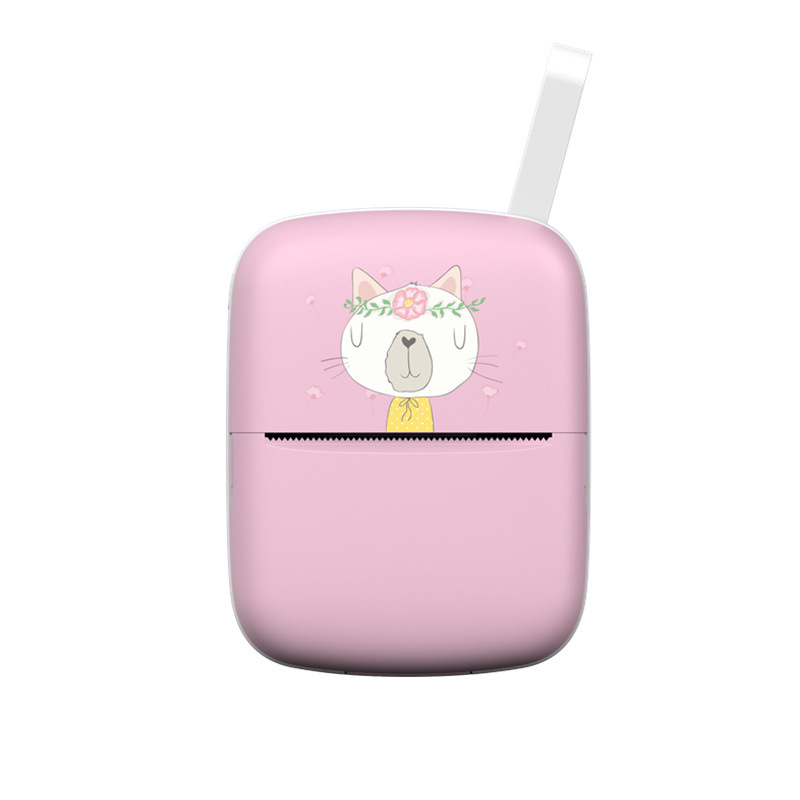 Mini impresora portátil transfronteriza de bolsillo Bluetooth inalámbrica conectable impresora adhesiva sensible al calor doméstica