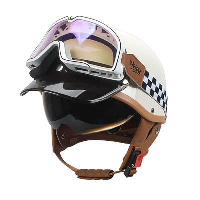 Helmet, Unisex, All-Season Half Helmet, Motosiklet dəbilqələri