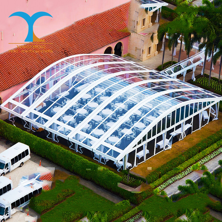 户外婚庆婚礼酒席遮阳防雨人字顶帐篷可移动体育活动展览大型篷房