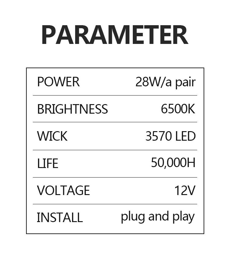 Factory Wholesale Car LED Headlight In-line H1 3570 LED Headlight Mini LED headlights
