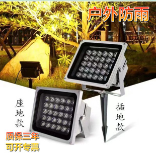 LED flood light floodlight colorful plug-in light tree light tree light projection light outdoor color changing cob flood light