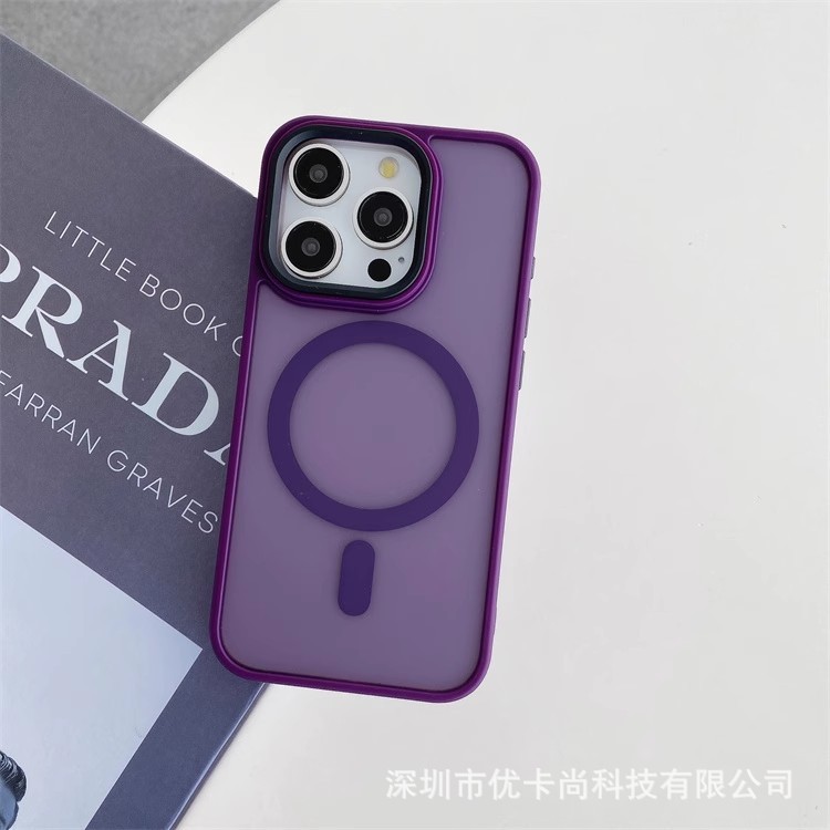 iPhone17 Pro Max用スマホケース、肌触りの良いマット仕上げ、マグネット式、Apple 16対応、全面保護、耐衝撃シリコンケース|undefined
