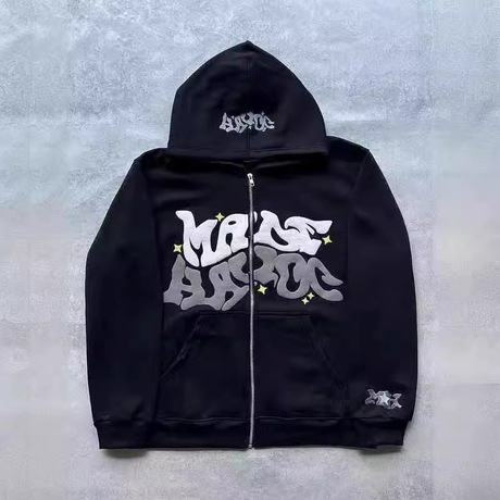 Cyberpunk Hoodie 2025 Cross-Border European and American Connector Trendy Y2K Go