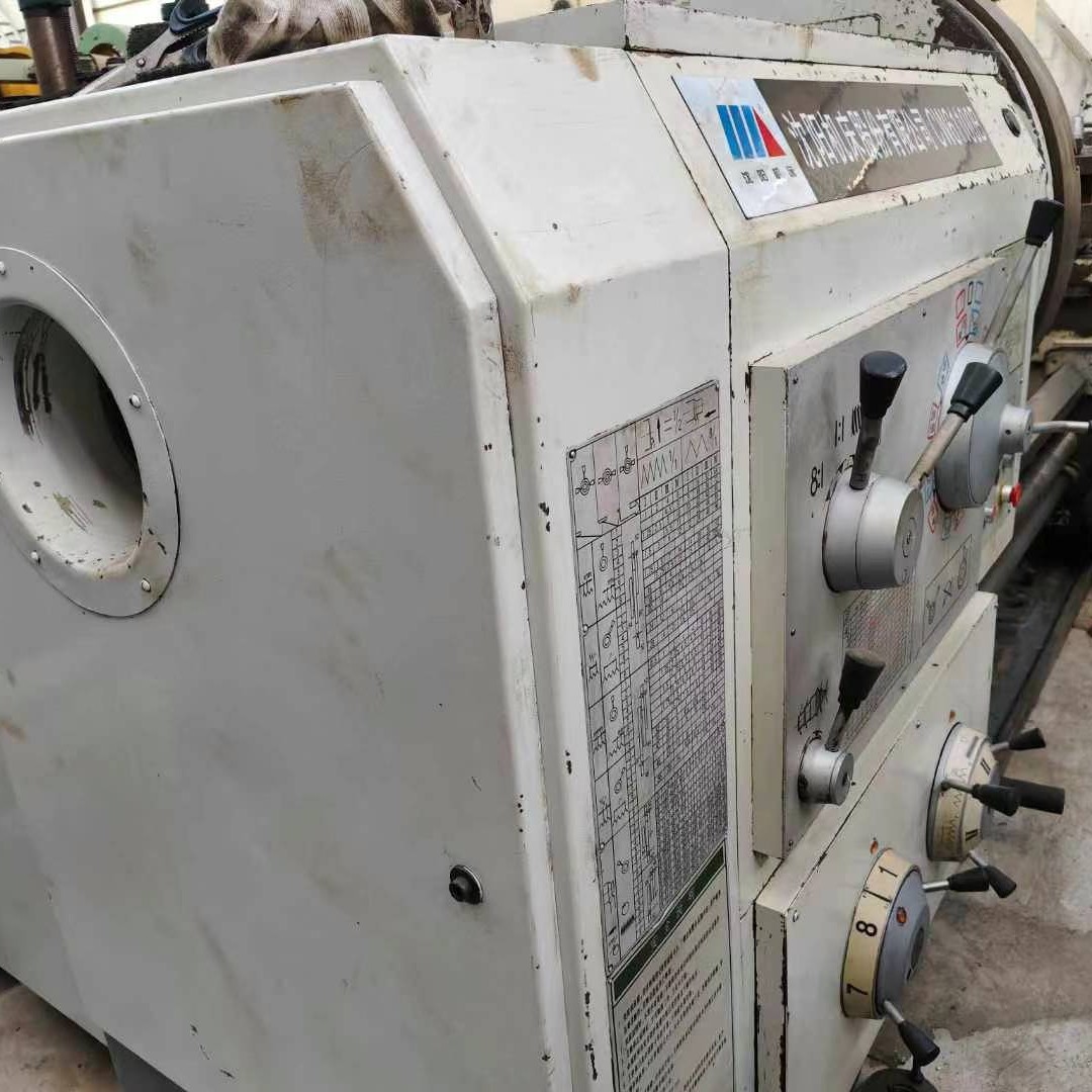 转让二手沈阳CW61100Bx5米卧式车床导轨宽度755