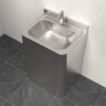 定制不锈钢洗手池 加厚圆角防磕碰易清洗不锈钢监狱卫生间洗手盆