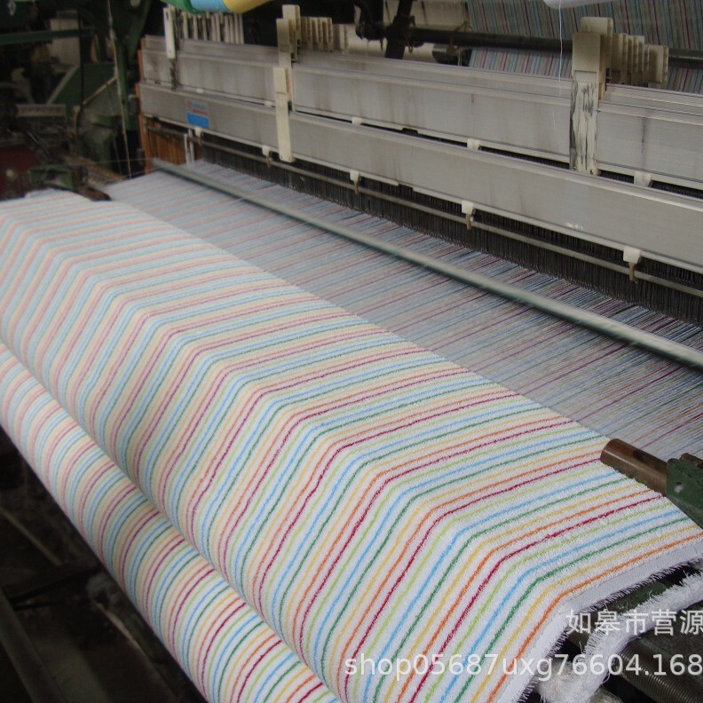 Woven bamboo fiber terry cloth knitted bamboo fiber towel cloth organic cotton cut velvet towel cloth microfiber fabric