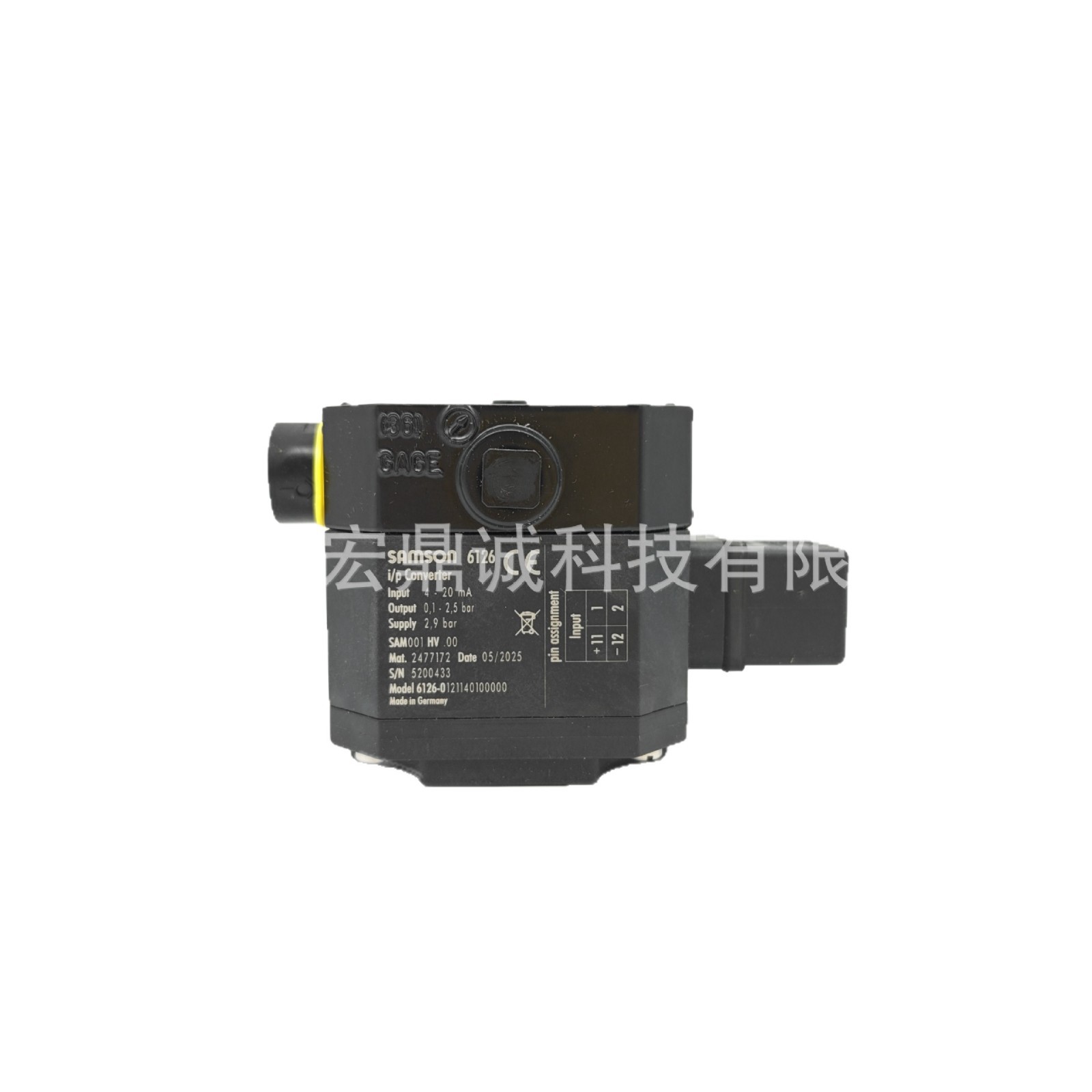 德国samson萨姆森6126-011101000型电气转换器 定位器 调节阀包邮