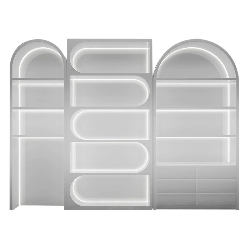 Краска Дисплей Продукта Шкаф Окно Живой Комнаты Мода Сумка Для Обуви Выставочный Зал Ручной Дисплей Шкаф Красоты Косметический Дисплей Шкаф