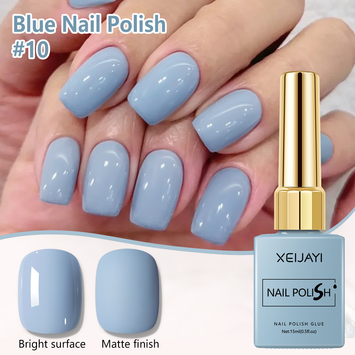Esmalte de Uñas en Gel Color Caramelo, de Secado Rápido, para Salón de Belleza