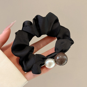 Coreano de encaje a cuadrícula anillo de cabello de intestino para mujeres 2026 nuevo estilo de cabello in-viento de gran tamaño bolas de cabello flor de tocado