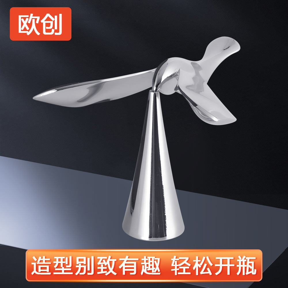 Aviador de botellas creativo torbellino cerveza de alta calidad botellas de elevación decoración de vinos decoración de estilo de lujo ligero