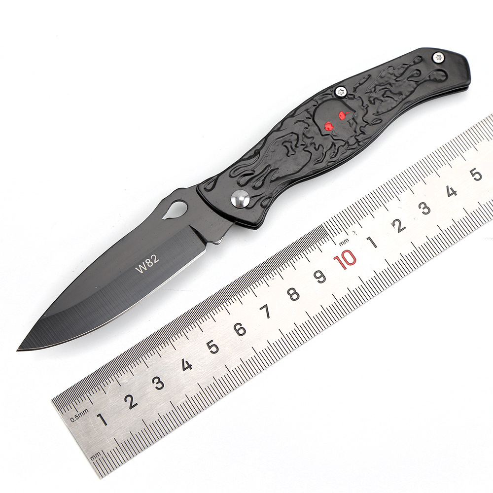 迷你户外折叠不锈钢折刀防身野营刀具小刀水果削皮刀随身野外刀子