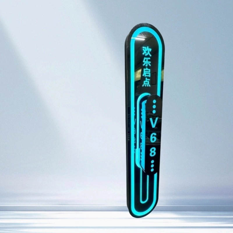 Nuevo gran acero inoxidable de alta calidad KTV Club Baño de pies hotel LED caja luminosa número de puerta luz de puerta