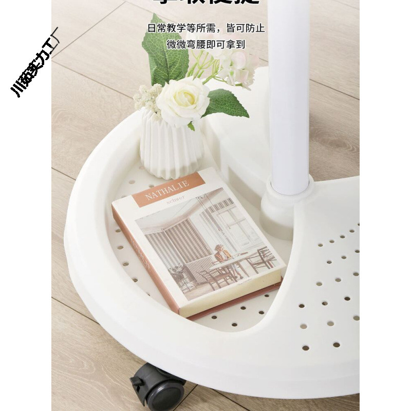 Magnetic Tempered Glass Whiteboard with Stand and Wheels for Mobile Office Use, Home Teaching, Training Classes, and Children's Doodling