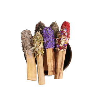 Imported Peruvian Palo Santo High-Oil Aged Material Sacred Wood Rose Petal Incense Stick Diffuser Fragrance