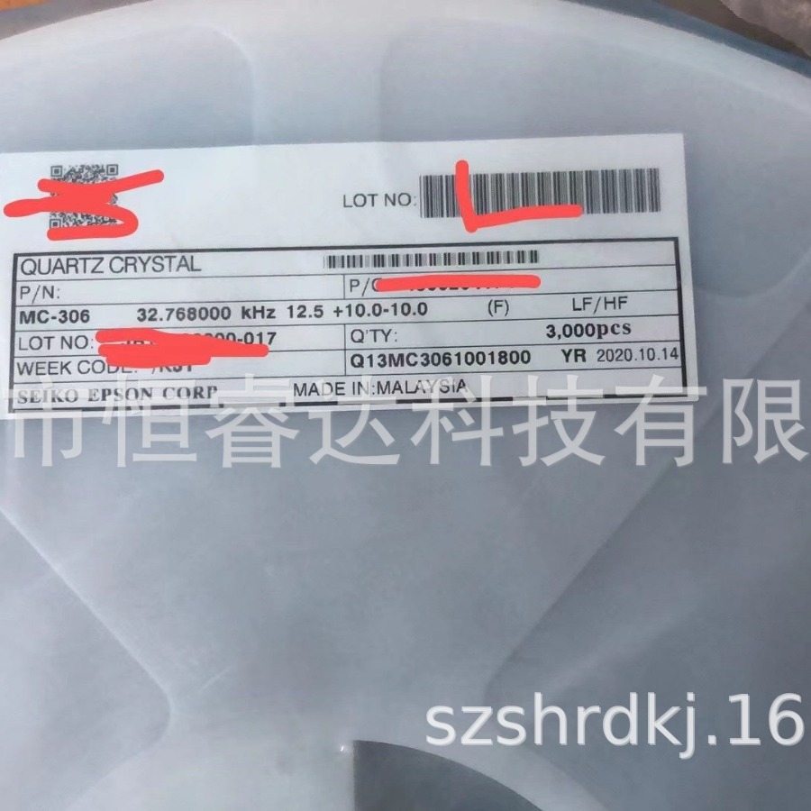 Q13MC3061001800 MC-306 32.768KHZ 12.5PF ±10ppm 8.0*3.8mm