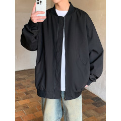 美式棒球服男款春秋季宽松潮牌高街休闲飞行夹克男生痞帅复古外套