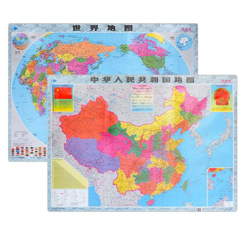 Chinese waterproof card on wall, children's sticker