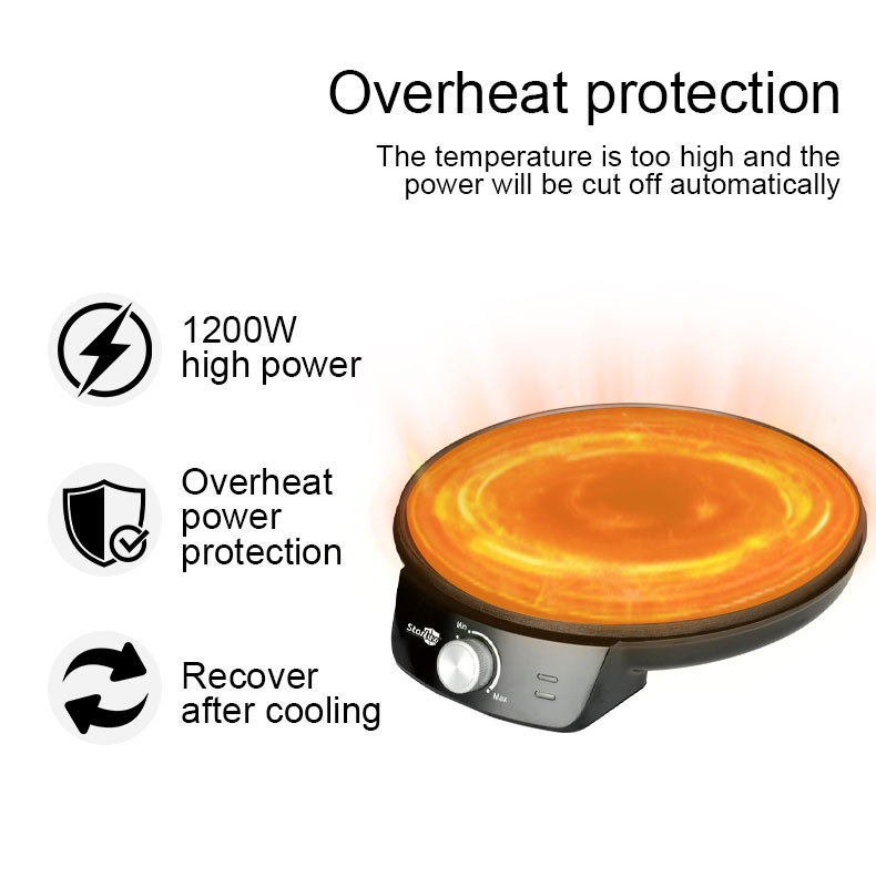 Cross-border European Standard Thin Multifunctional Spring Roll Maker, Pancake Griddle, And Grilling Machine_voghion.com