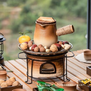 Tea Brewing Stove Set with Charcoal Grill for Home and Outdoor Use, Indoor Heating Charcoal Stove 2025 New Model Barbecue Grill