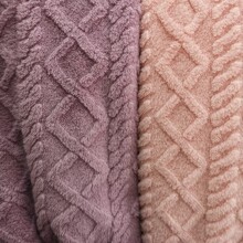 新款现货供应单面双面舒棉绒提花 复合棉衣 加厚夹棉绗缝家居服面