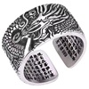 Su Yinxin Panlong Men's Ring Thai Yin Domineering Men's Single Retro Wide Men's Personalized Personality