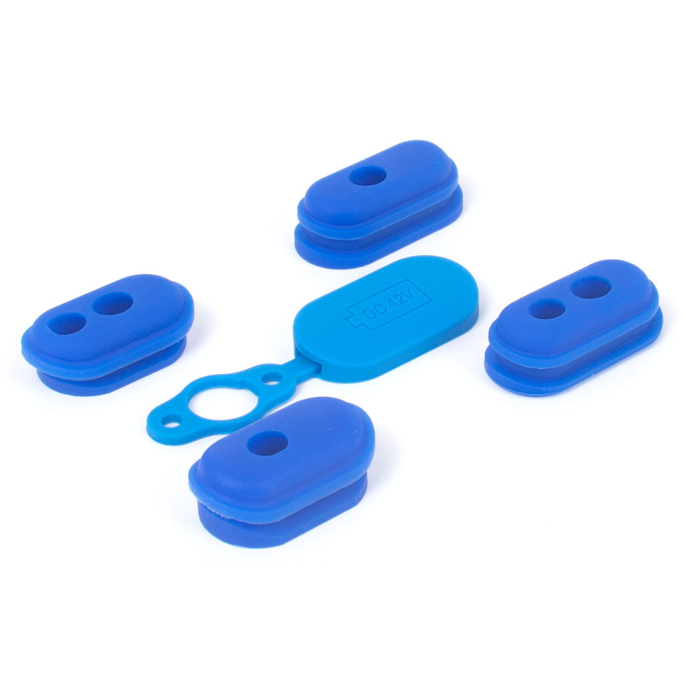 Adecuado para accesorios de scooter Xiaomi, kit de silicona, puerto de carga general, tapón impermeable/cubierta impermeable con succión magnética