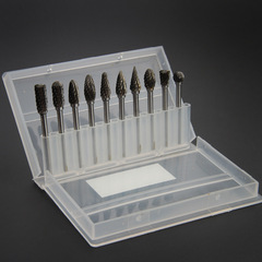 Rotary abrasive grinding set for hard alloy files, woodworking files, tungsten carbide grinding heads, 3mm, alloy grinding heads