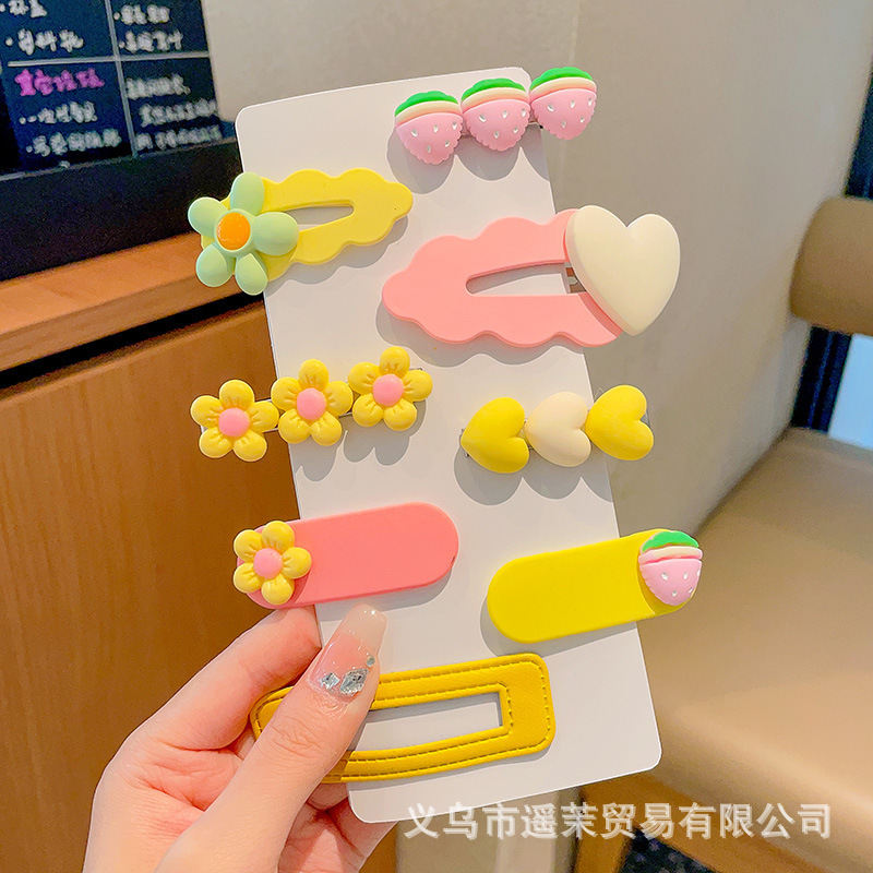多巴胺儿童发夹女前额刘海夹鸭嘴夹头饰发卡碎发侧边卡子发饰夹子|undefined
