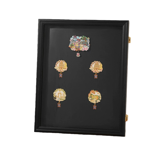 Black - flip-top [magnetic bottom plate]