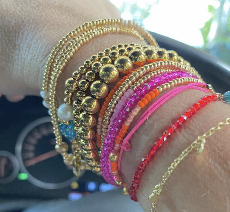 304 Stainless Steel Material Geometric Pattern Women'S Gender Simple Style Style PVD Coated Geometric 304 Stainless Steel Simple Style Waterproof Non Tarnish 304 Stainless Steel Bracelets